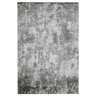 Hand Woven Wool Abstract Area Rug
