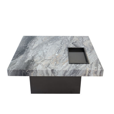 Sintered Stone Top Square Coffee Table