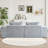 107" Chenille Sofa With Extra Large Armrests,Comfy Upholstered Couch For Living Room-1016225851
