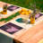 Polyester Abstract Rectangle Placemat