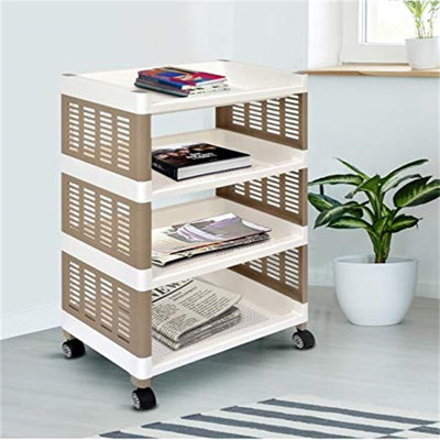Priyam 78 cm H x 46 cm W Utility Cart
