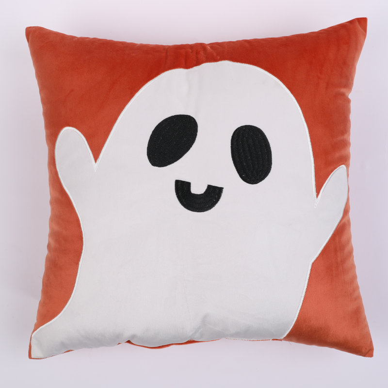 Spooky Season Ghost Throw Pillow