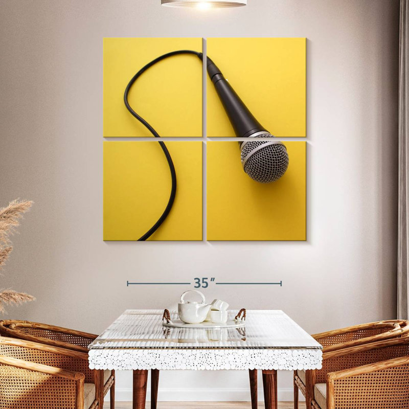 Abarca Wired Microphones, 45" H x 45" W