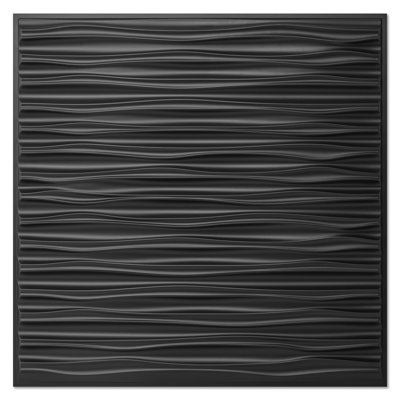 Art3d X 2 pi Carreau de plafond en PVC à coller ou à poser pour la maison, le bureau, paquet de 12, 48 pieds carrés / boîte