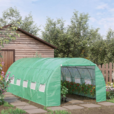 19.4 Ft W x 9.10 Ft D Hobby Greenhouse