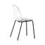 Chaise sans accoudoir Academy avec structure en métal-1765685034