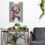 «Nostalgic Santa 2» par Ethan Harper, art mural en métal-1292750212