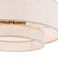 Lustre tambour moderne à 4 lumières avec abat-jour en lin-1001298141