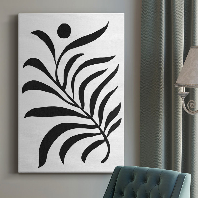Matisse Fern I - impression sur toile tendue, H 60 po x l 40 po x P 1 po