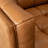 Ardrie 83.8'' Mid-Century Modern Furniture Style Genuine Leather Chesterfield Sofa-1966551940