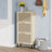 Rattan 3 Door Shoe Rack, Freestanding Modern Shoe Storage Cabinet, For Entryway-167937606