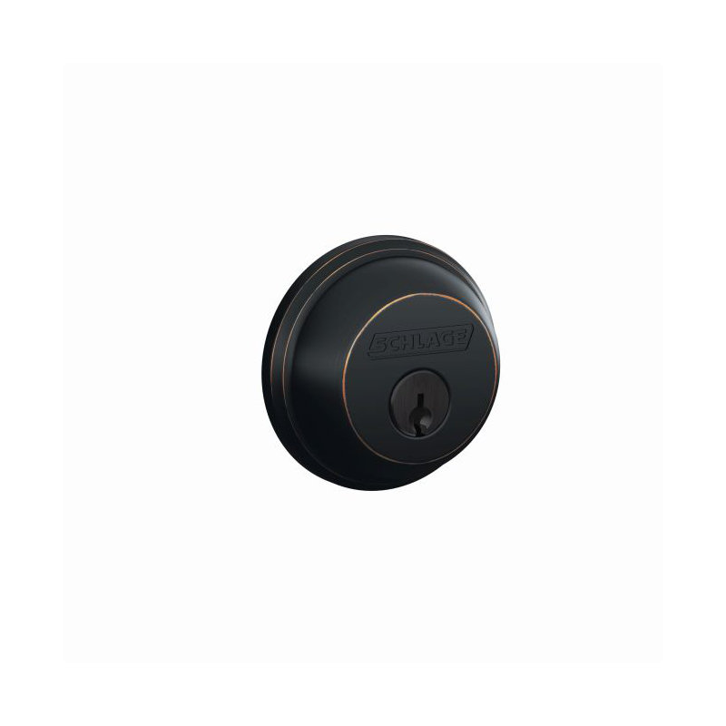 Single Cylinder Deadbolt, Keyed Different, Yes, Bright Brass