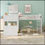 Twin Size Bunk Bed With A Loft Bed Attached, With Two Drawers-1807155633