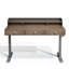 Bureau de direction 72,8 po avec rehausse, table réglable en hauteur de 48 po, station de charge intégrée pour bureau à domicile-752327300