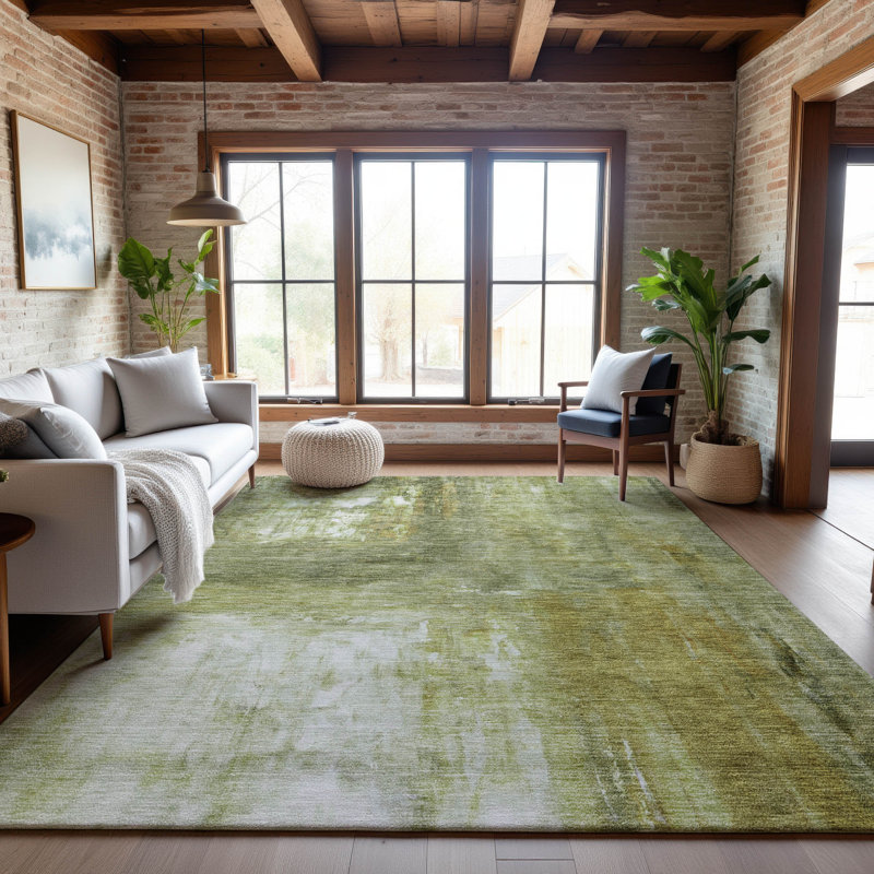 Premium Machine Washable Katelyn AMF1095 Modern Rug, Rectangle 2'6" x 3'10"