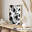 Impression florale moderne en noir et blanc-1598159564