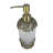 Glass Liquid Soap Dispenser  11.5 Oz