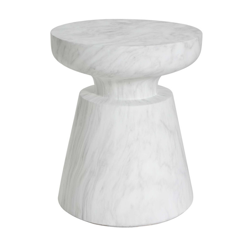 Outdoor Ponti Travertine Side Table