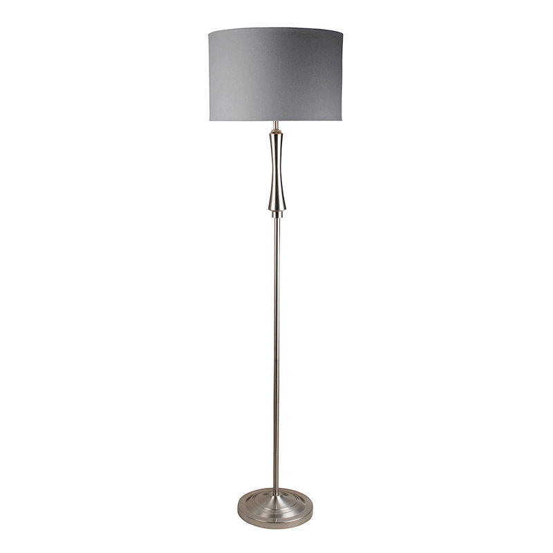Obry 154cm Satin Traditional Floor Lamp
