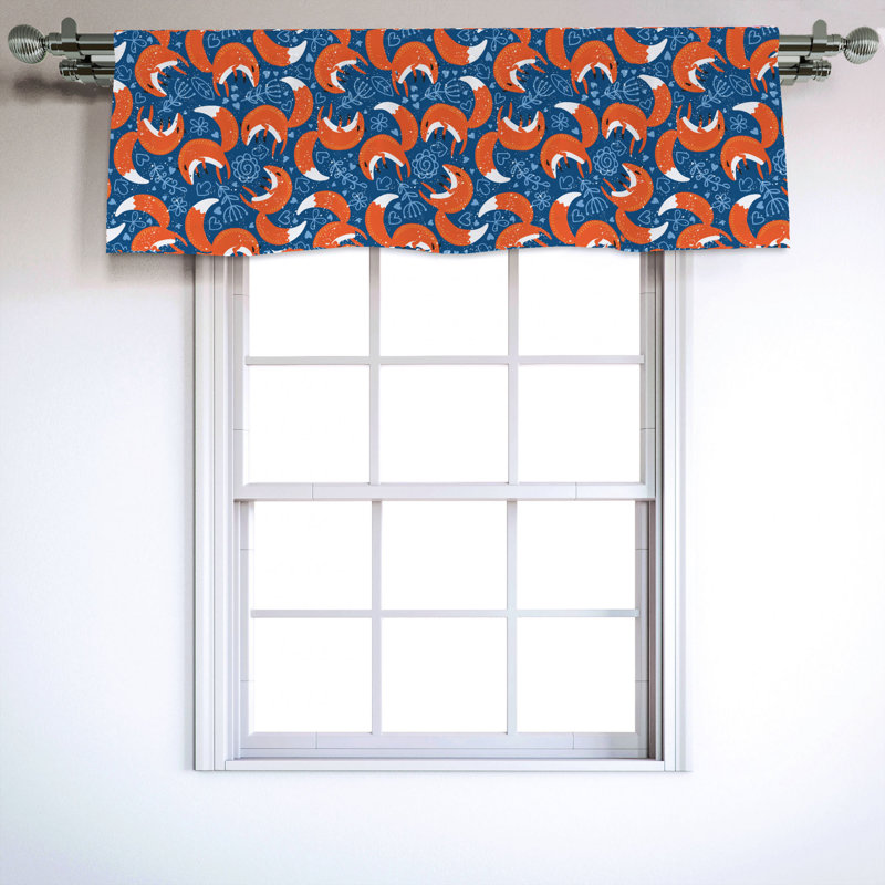 Sateen Ruffled Window Valance
