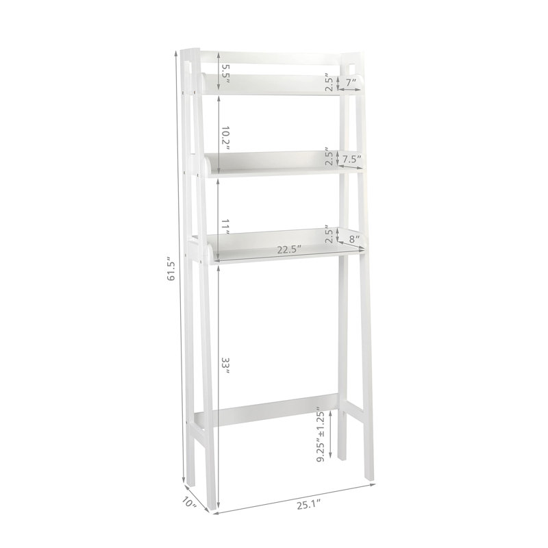 Cersei Freestanding Over The Toilet Storage, White