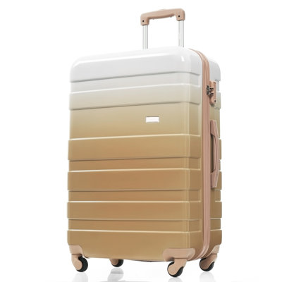 Luggage Sets New Model ABS Hardshell 3Pcs Clearance Luggage Hardside Lightweight Durable Suitcase Sets Spinner Wheels Suitcase With TSA Lock 20''24''2