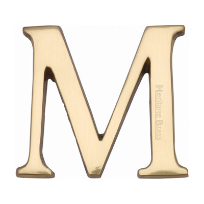 Heritage Brass Heritage Alphabet Rear Fix 5.1cm (2")