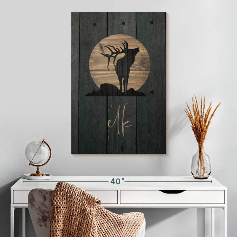 Brampt Wilderness Wood Elk, 30" H x 20" W