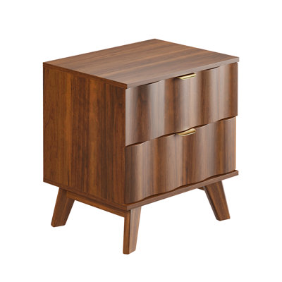 2 - Drawer End Table With Storage, 2 - Drawer Nightstand by George Oliver