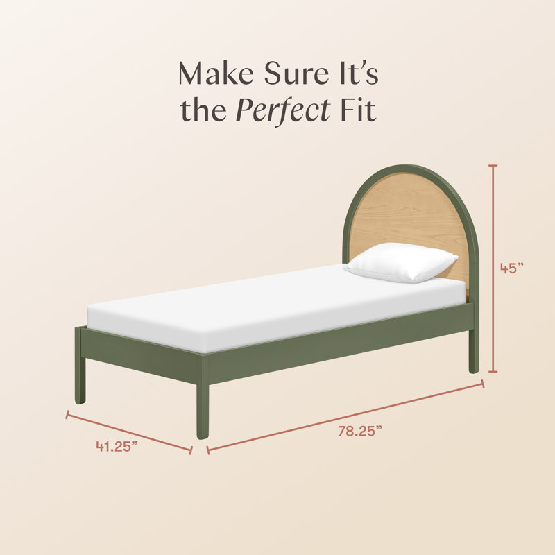 Moab Full Bed, Twin, Olive/Ash