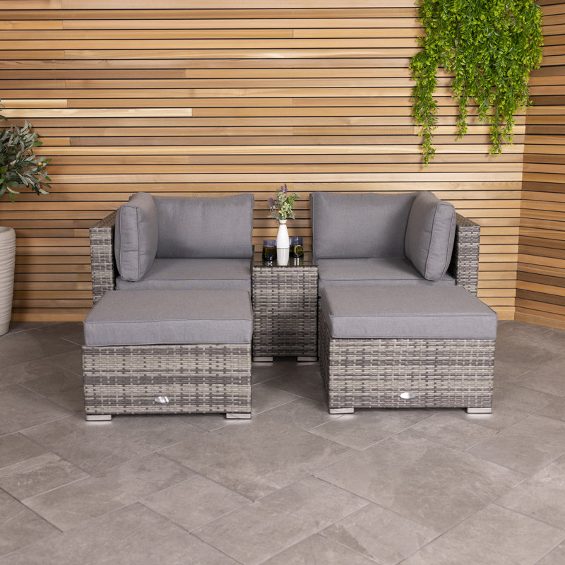 Huntington 4 Seater Rattan Sofa Set