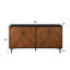 Mid-Century Modern Faux-Bookmatch Door Buffet -170881489