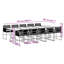 Cerith 10 - Person Wicker Patio Dining Set with Rectangular Table-112871815
