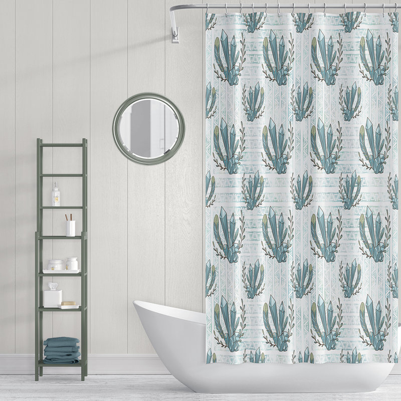 Rideau de douche simple, H 70 po x l 72 po