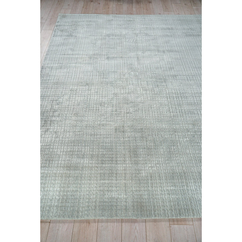 Cabrini Striped Area Rug in Light Silver, Rectangle 2' x 3'