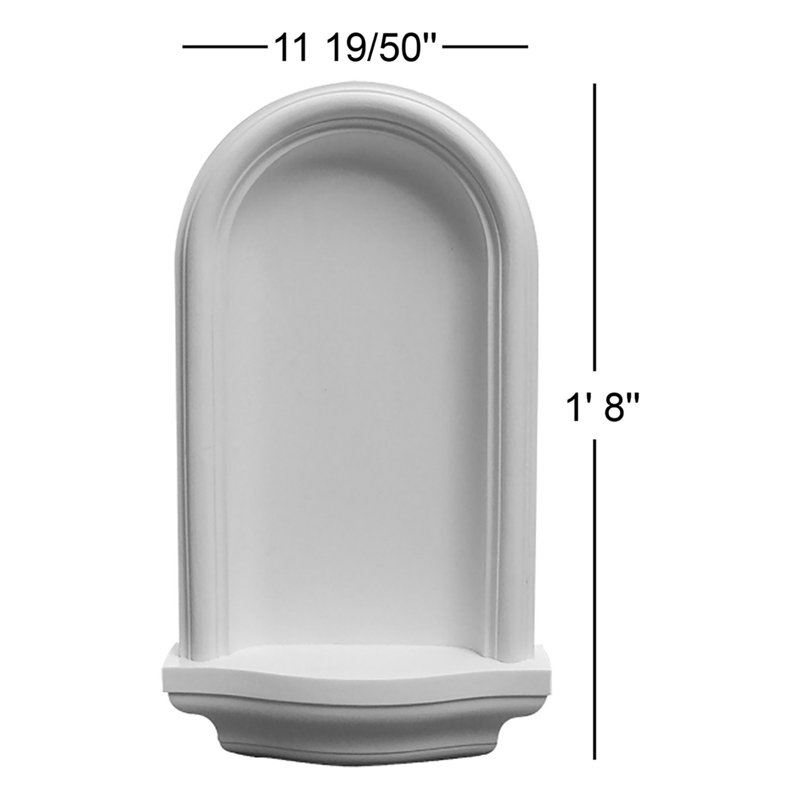 Fixation en surface H 20 po x l 11 3/8 po x P 3 1/4 po Maria