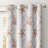 100% Blackout Curtains, Grommet Pattern Gold Foil Printed Window Treatments Room Darkening Drapes for Bedroom, 2 Panels-895037121-895037120