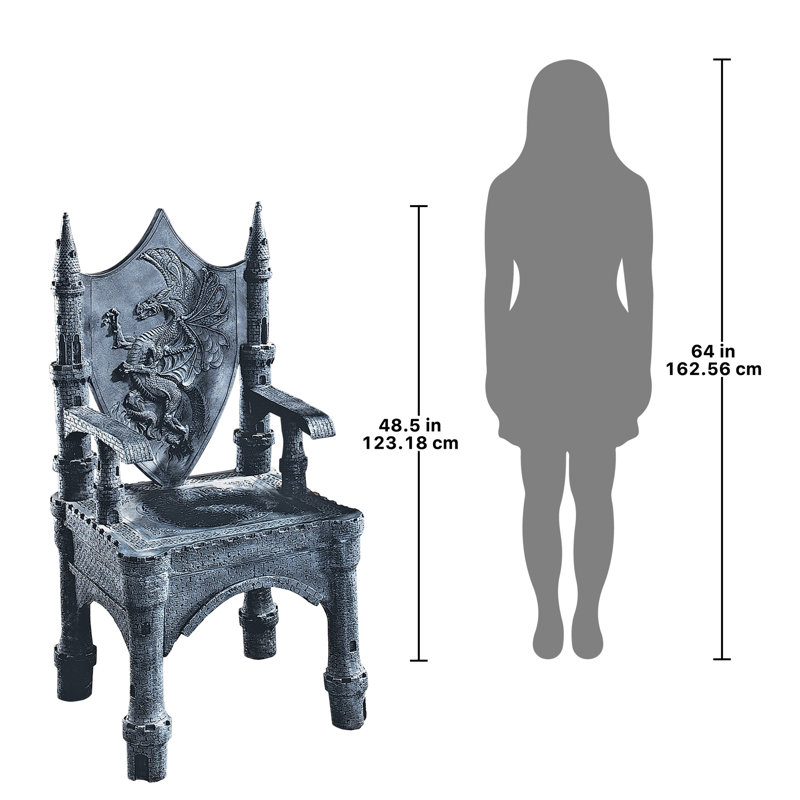 Dragon of Upminster Castle Throne Chair