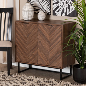 Aroca Solid Wood 2 - Door Accent Cabinet