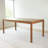 60" Solid Wood Rectangular Dining Table-487799677-498226801
