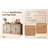 Wooden Burgoyne with 4 Doors