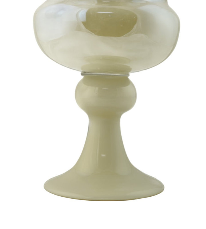 Vase en verre irisé 13,5 po