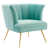 Velours vert menthe