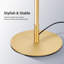 Lampe de plancher de coin à DEL 57,5 po Allana-216518607-216518601-161479212