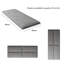 Kalissa 30 cm x 75 cm Peel and Stick Upholstered Wall Paneling in Grey
