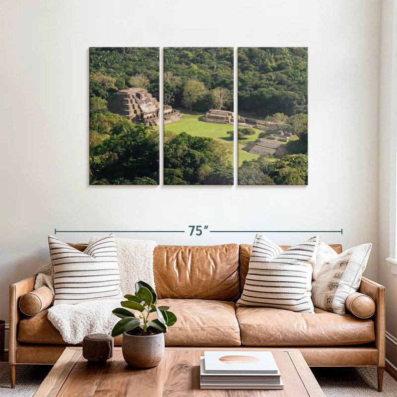 Rorry Altun Ha Ruins, 36" H x 57" W