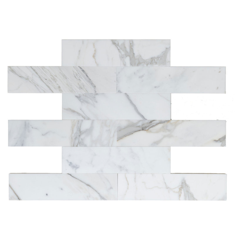 2.95x12 CALACATTA GOLD HONED & EASED
