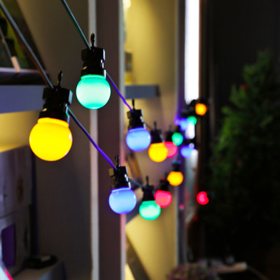 Corbinian 20 - Bulb 45'' Plug-in Globe String Light