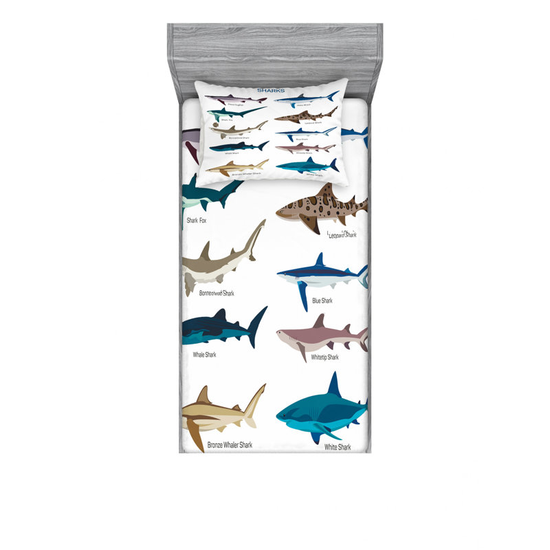 Microfiber Sheet Set, Twin Sheet Set with Fitted Sheet