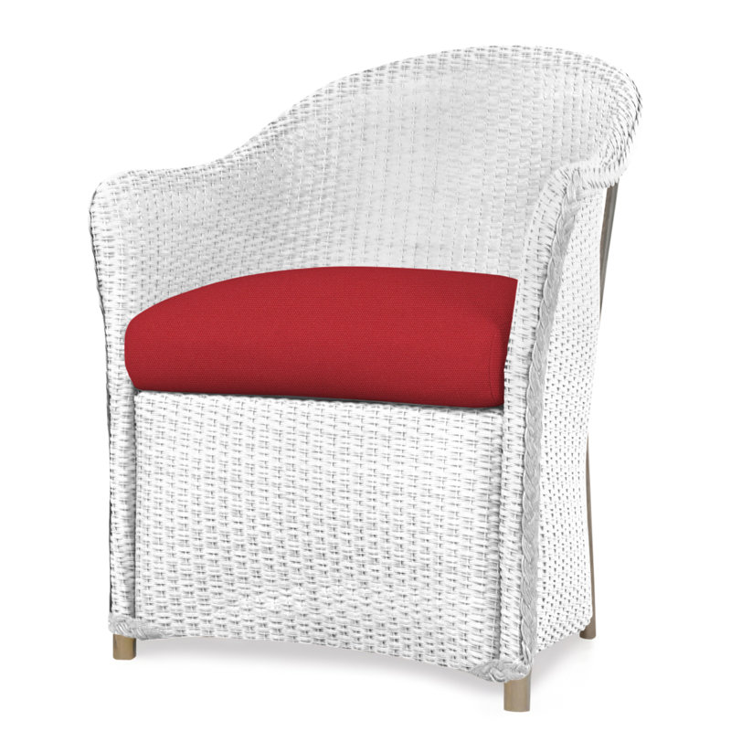 Weekend Retreat Outdoor Dining Armchair, White, Serene Spa